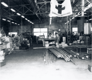 1960年代の内野製作所工場内